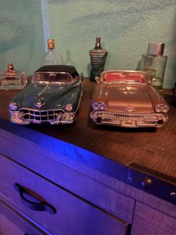 VINTAGE 1953 & 1958 CADILLAC ELDORADO DIE-CAST CARS 1:18 COMBO