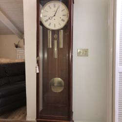 Vintage Tall Case Howard Miller Clock 