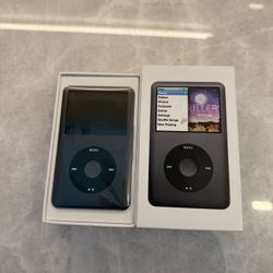 Original and New iPod 160GB - black - With Classic Earphones, USB