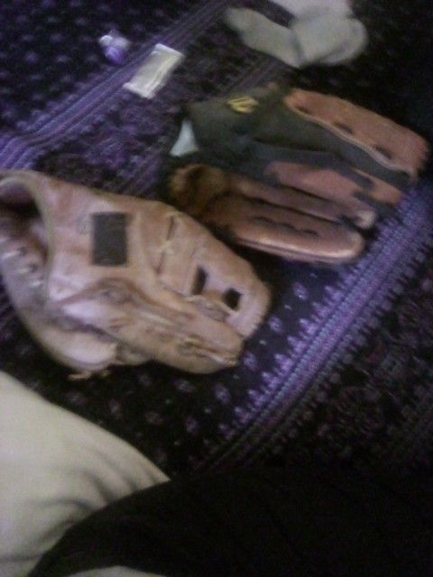 Softball Gloves One Right One Left Set 
