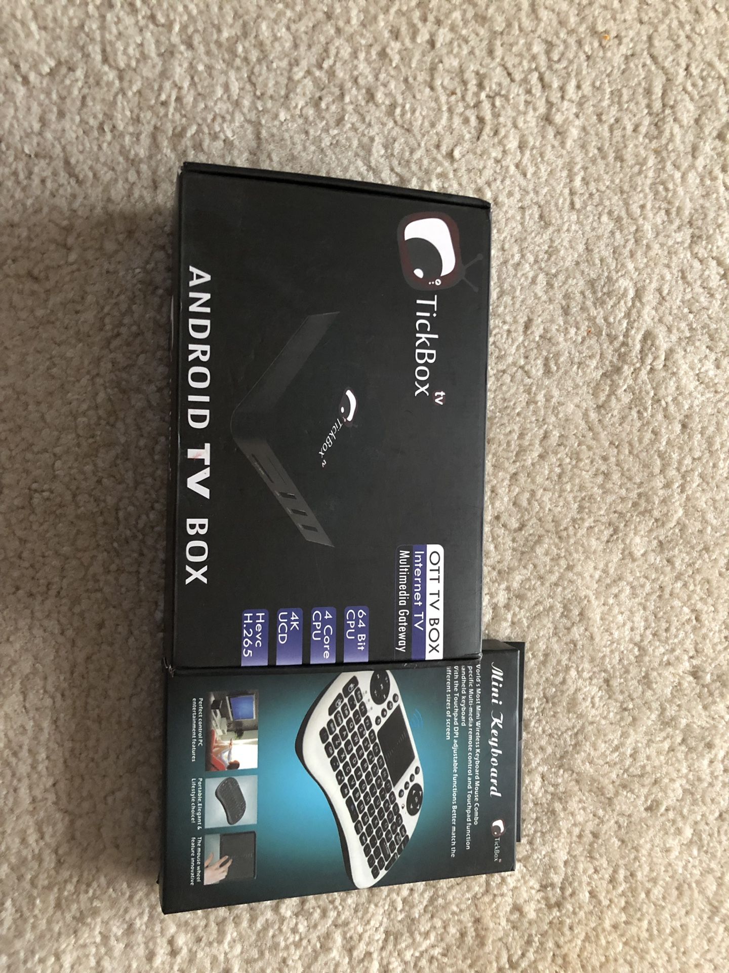 TickBox Android TV with Mini Keyboard