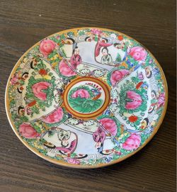 Chinese Rose Medallion Plate