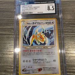 1997 POKEMON ROCKET GANG JAPANESE HOLO #149 DARK DRAGONITE CGC 8.5 Graded psa