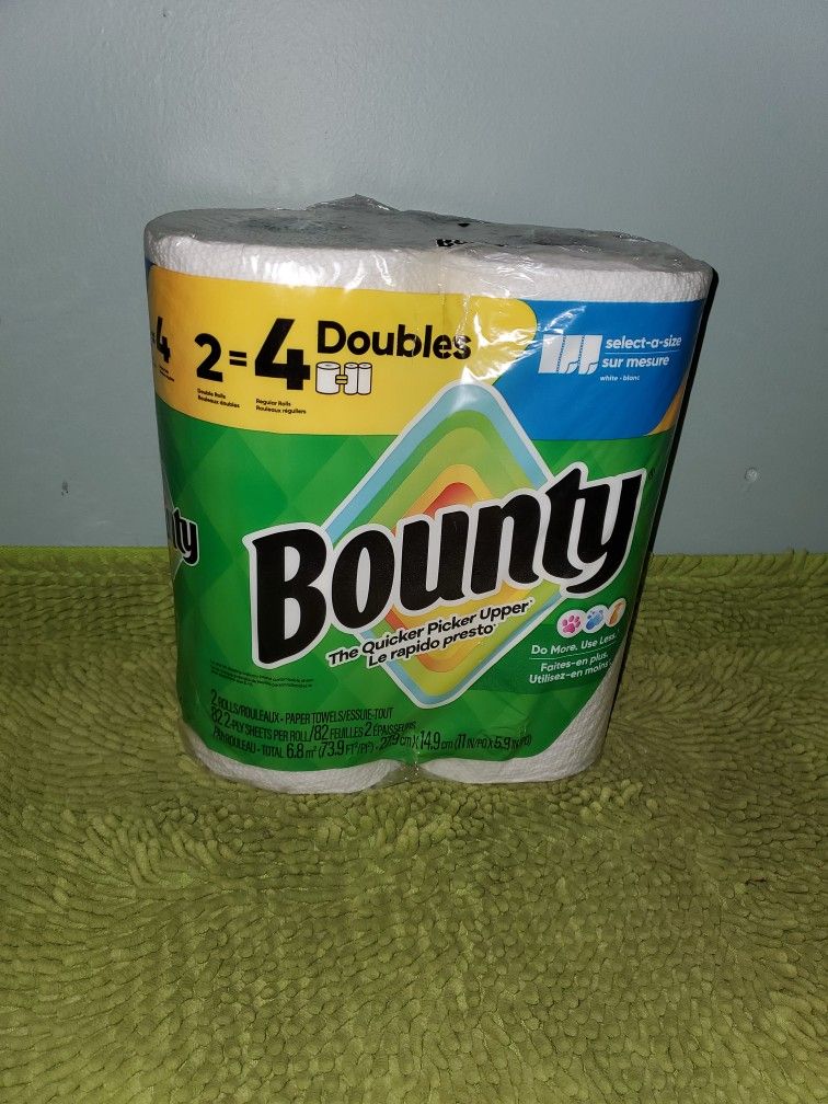Bounty 2 Rolls Paper Towels Select-a Size