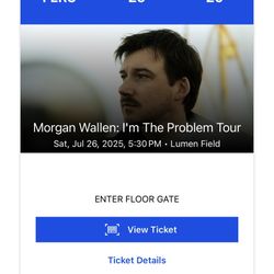 Morgan Wallen: I’m The Problem Your (1 Ticket) On The Floor