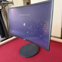 Samsung 27" Curved Full-HD 1MS MPRT Quantum Dot Gaming Monitor- 144hz, 1800R, 1920x1080