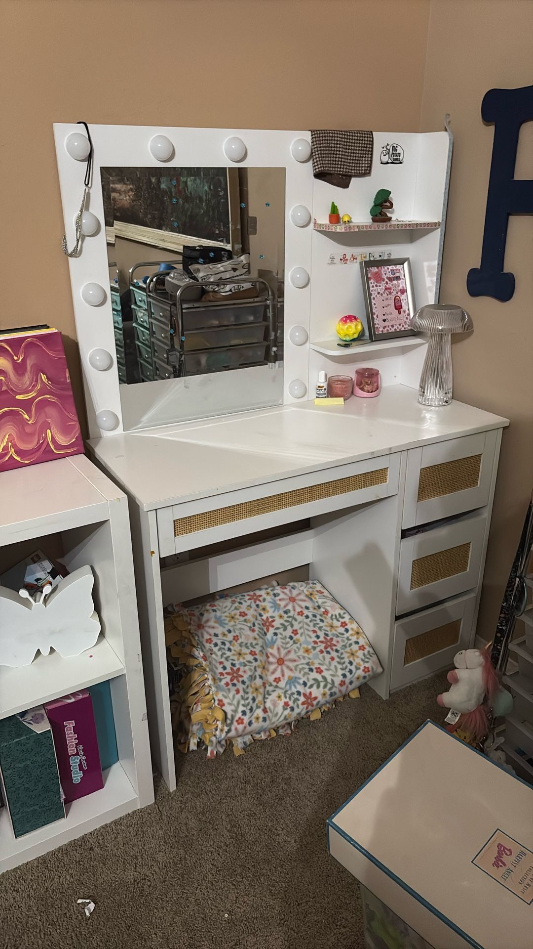 Small Boho Style Vanity