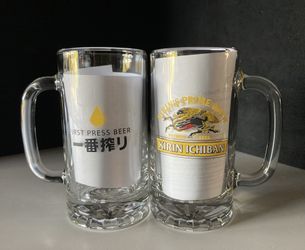 KIRIN BEER MUG 1993年 Minton KIRIN BEER MUG 1993年 Minton New (x2) Kirin Ichiban Beer Mug