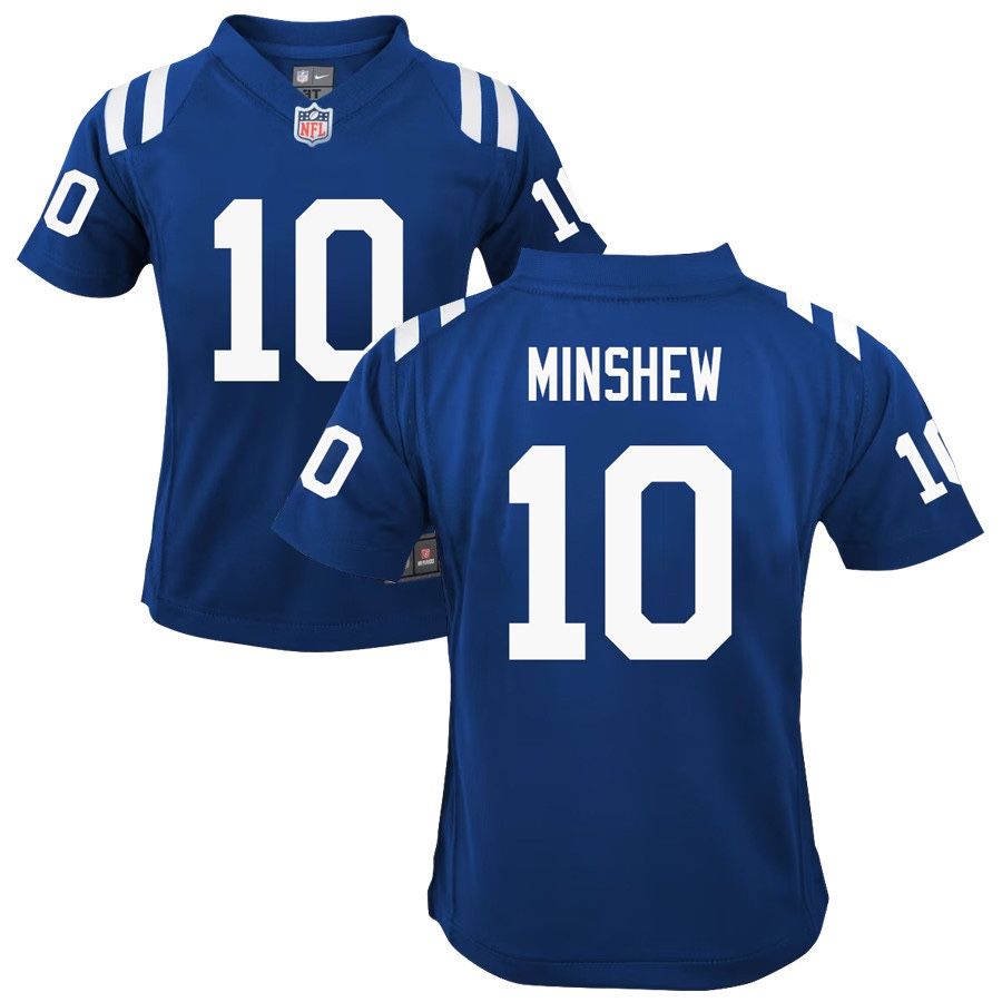 Gardner Minshew 10 Indianapolis Colts Game Jersey – Royal