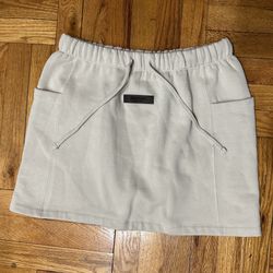 Fear of God Essentials Womens Fleece Skirt Size L 100% Authentic