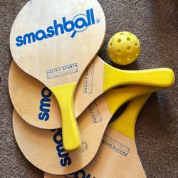 2 Sets Of Smashball Paddles