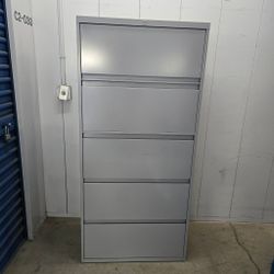 Solid Metal File Cabinet With Key Letter Or Legal Size 