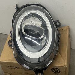 2019-2023 F54 MINI COOPER JOHN COOPER CHROME  CLUBMAN RIGHT PASSENGER SIDE HEADLIGHT FULL LED OEM BARE IN GREAT CONDITION 