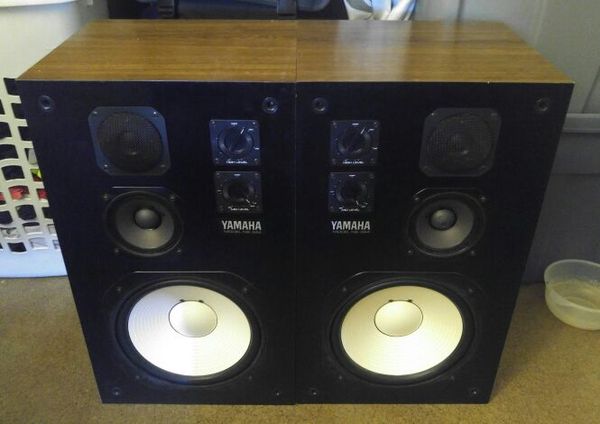 VINTAGE YAMAHA NS-344 HOME STEREO SPEAKERS FOR SALE!!! for