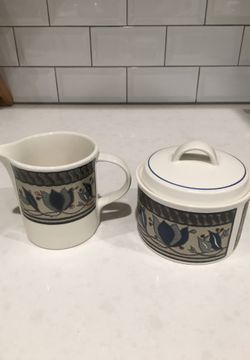 Creamer and sugar