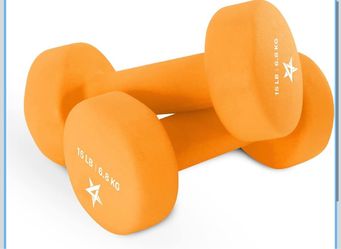 Pair of15 lb. Neoprene dumbbells New In Box