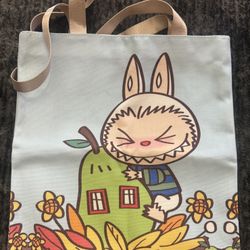 Labubu Tote Bag with Zipper 