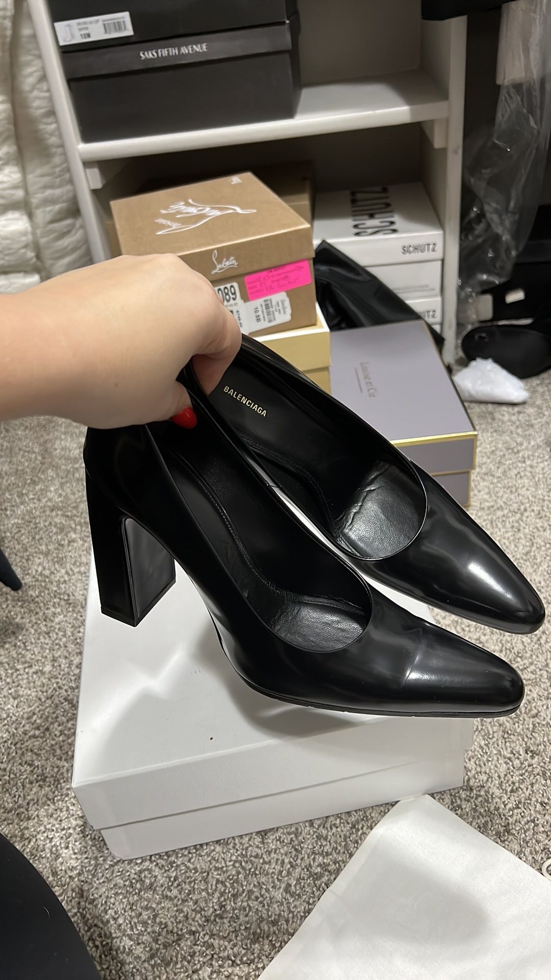 Balenciaga Leather Pumps