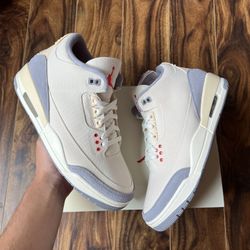 Jordan 3 Retro ‘Muslin’ Size 9.5M 