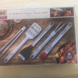 5 Piece Grill Tool Set
