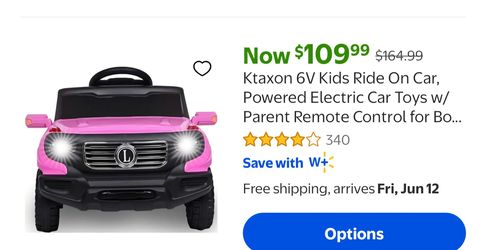 Electric Kids Toy Car.        $65