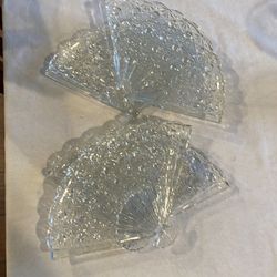 Daisy and button glass fan