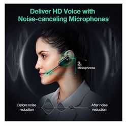 Shock Price Yealink DECT Wireless Headset WH63,Mono Single Ear Office Headset with Noise Canceling Mic,Work for Computer, Desk Phones,Work with Zoom,R