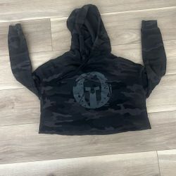 Spartan Cropped Hoodie 
