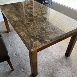 Dining Room Granite Top Table
