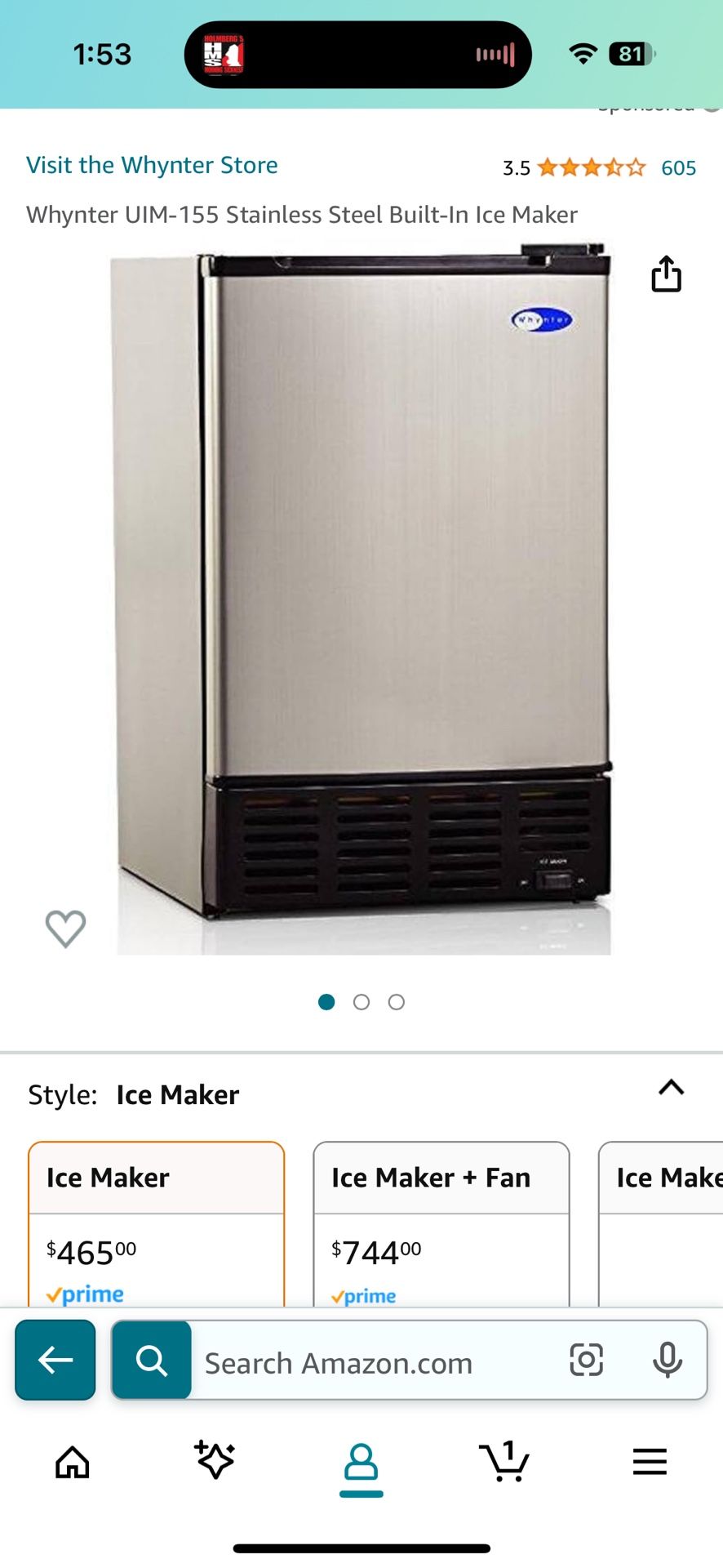 Whynter UIM-155a