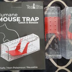 Humane catch and release mouse trap