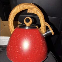 Haus Roland Whistle Tea Kettle Stainless Steel Teakettle Teapots for Stove Top 3.2 Quart / 3 Liter 