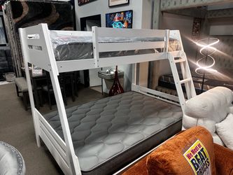 Bunk bed w/mattresses! $899 🩶📦 Easy Financing!