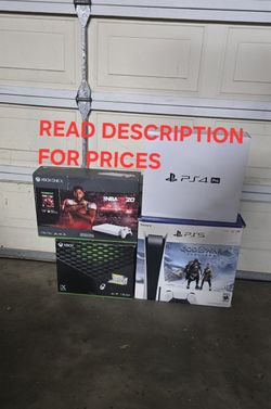 EMPTY BOXES, FIRM PRICE, GOOD CONDITION, Read Description For Details
