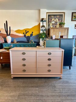 Variety of Pink Dressers / Vintage Wood Chest of Drawers!