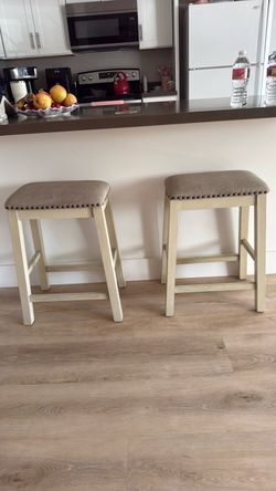 Two bar chairs