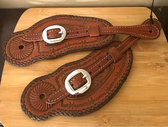 Brand New Western Leather Spur Straps