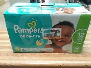 Pampers diapers- size 5