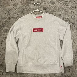 Supreme Box Logo Heather Gray