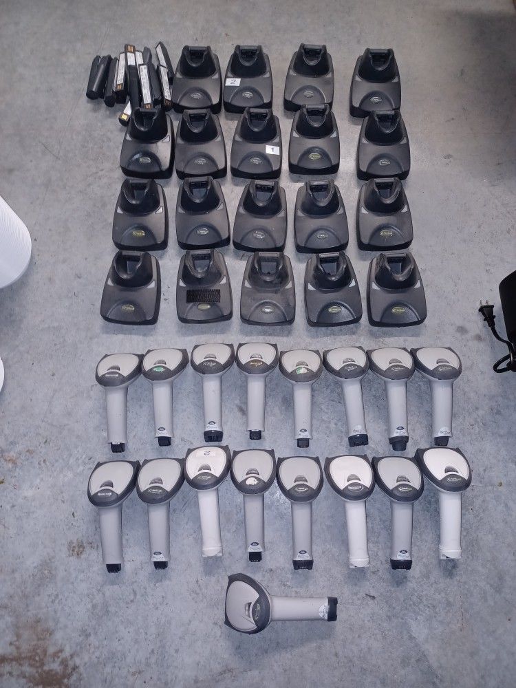 Huge Lot Of Hand Held Wireless Bar Code Scanners
