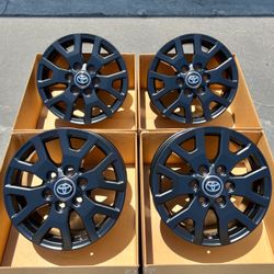 17” Toyota Tacoma SR5 2024-2026 OEM Wheels Satin Black