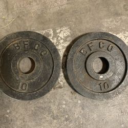 10 Pound Metal Bench press Weights 