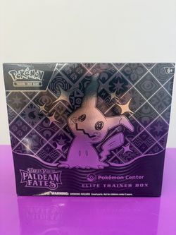 Pokémon Paldean Fates Elite Trainer Box – Pokémon Center Edition
