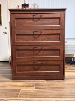 4 Drawer Wood Dresser