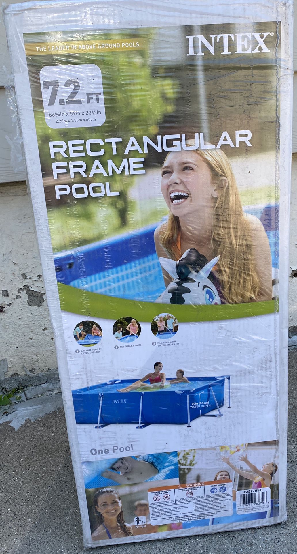 Rectangular frame pool $200