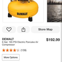 Dewalt 6 Gal Compressor 