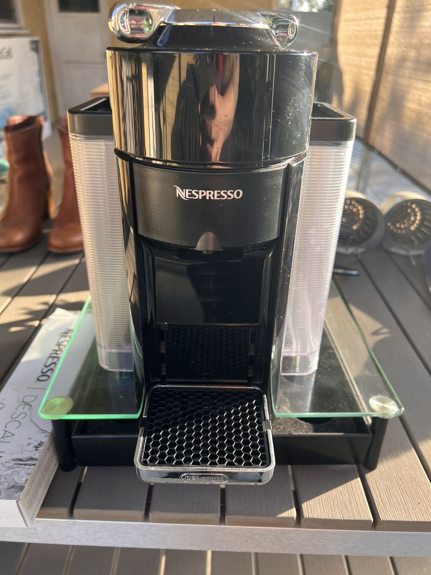 Nespresso Vertuo Coffee and Espresso Maker by De'Longhi, Piano Black