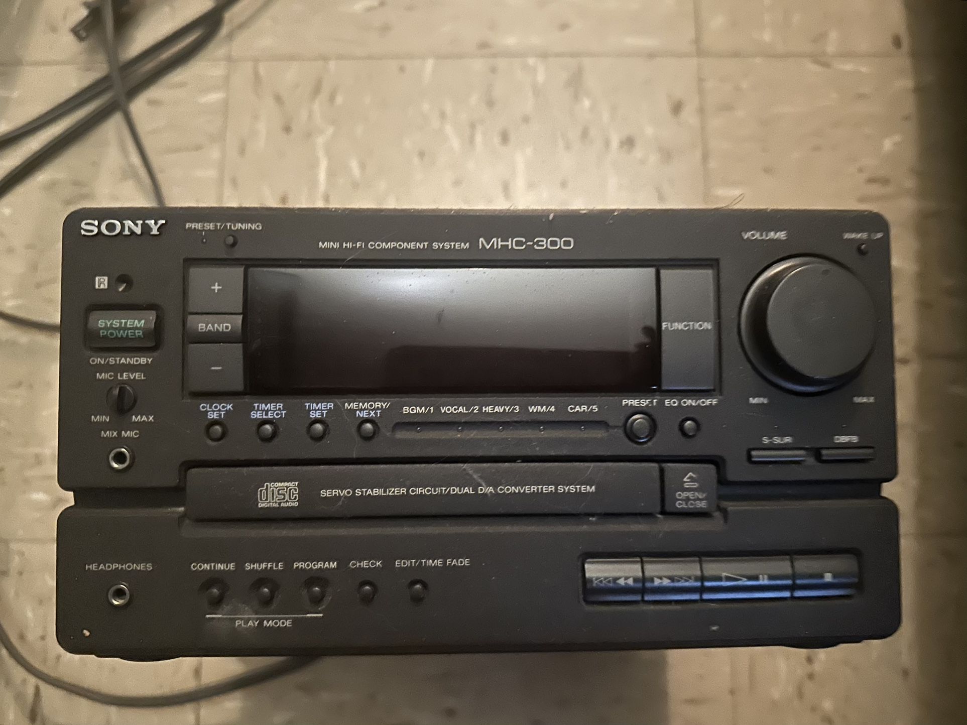 Sony Compact Disc Stereo 