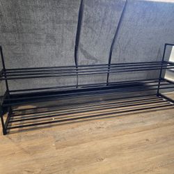 New Metal Shoe Rack 56" 3 Tiers