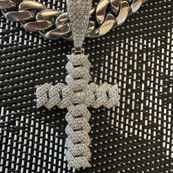 Cuban Chain And Pendant Combo